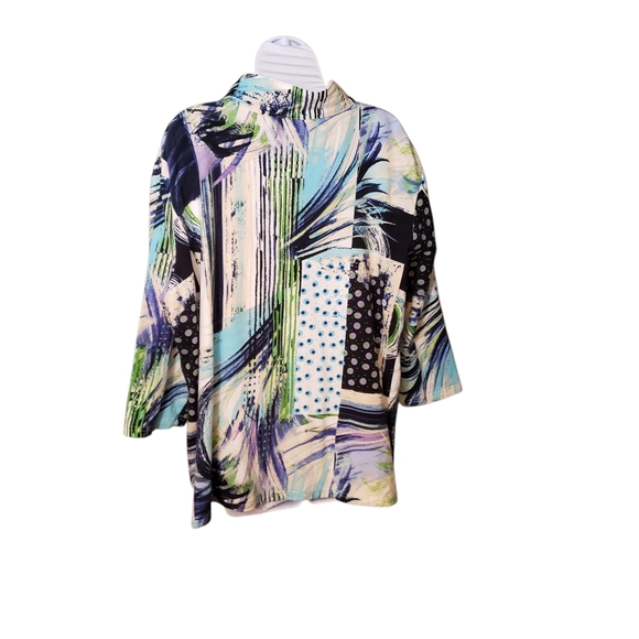 ONQUE CASUALS Colorful Pattern Jacket - Picture 2 of 7